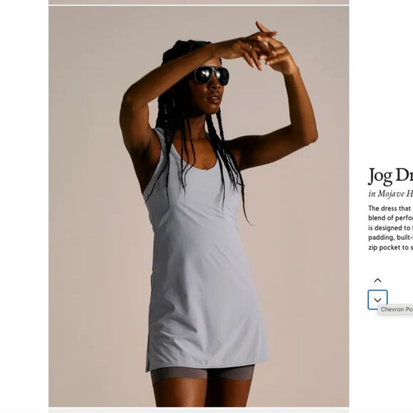 NWT Outdoor Voices Jog Dress in Mojave Haze/Thunder - Picture 5 of 7